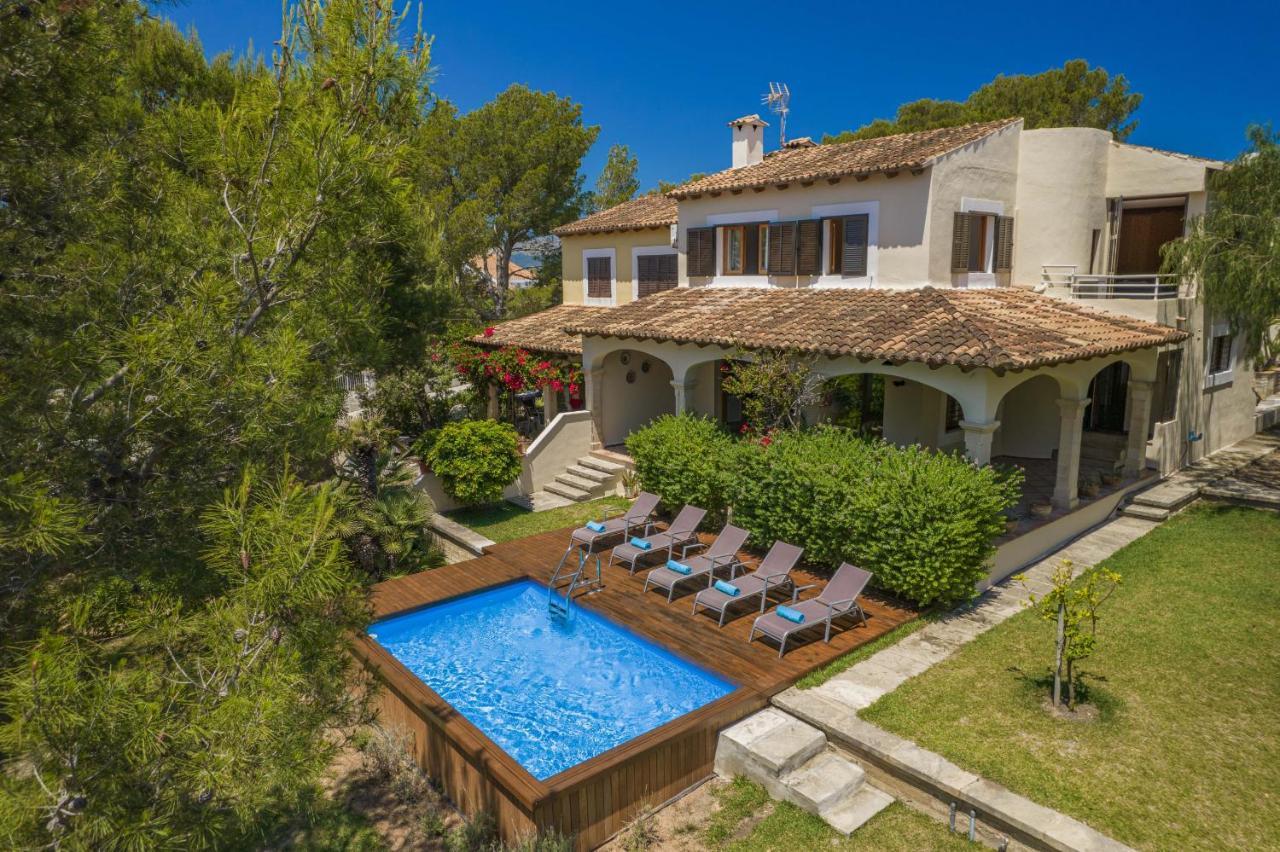 Villa Alcanada Garden Alcudia  Bagian luar foto