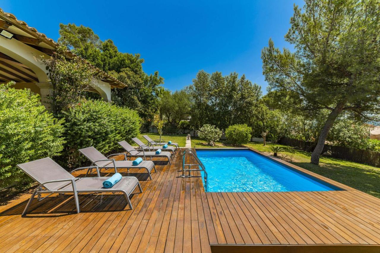 Villa Alcanada Garden Alcudia  Bagian luar foto